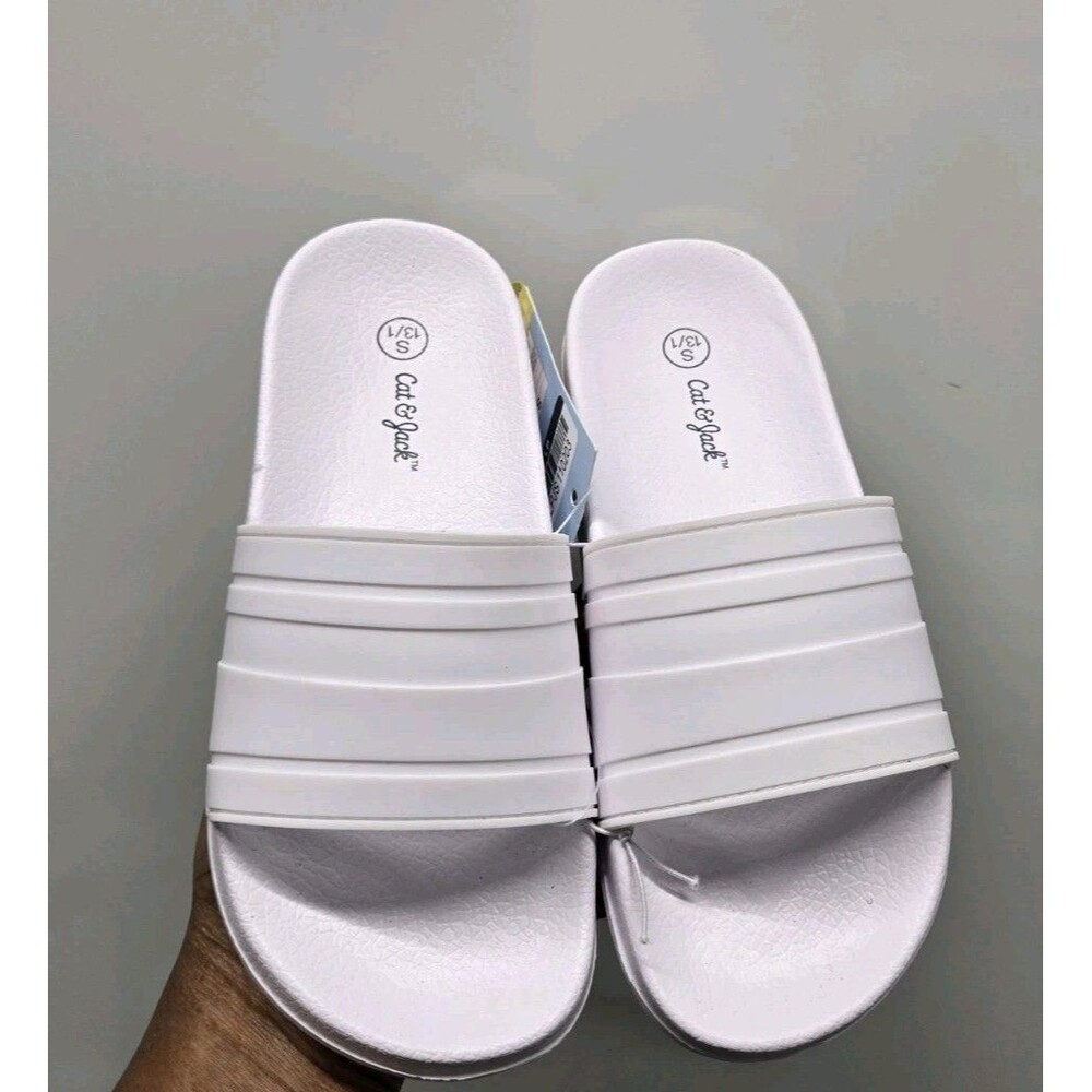Cat & Jack Kids' Nikko Slip-on Slides Sandals Size S 13/1